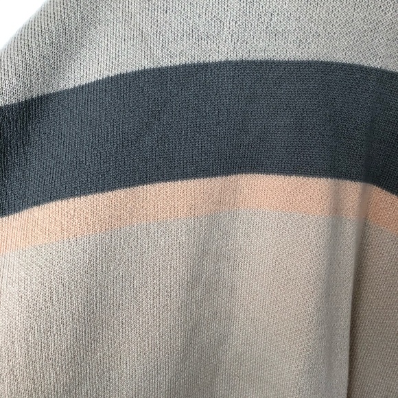 Loft Colorblock Stripe Poncho Pearl Ivory XS/S - new - Picture 3 of 6